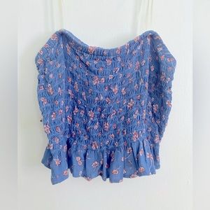 strapless american eagle top